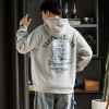 [8.5折价118.9元叠加优惠券]唐狮秋冬新款加绒卫衣男美式灰色连帽卫衣男士加厚秋季上衣潮