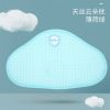 婴儿枕头新生儿云片枕夏季透气凉枕巾宝宝云朵枕垫天丝枕四季通用 天丝薄荷绿[云朵枕]