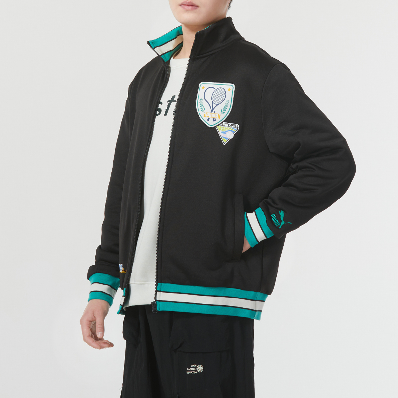 彪马(PUMA)男装新款运动服跑步训练健身休闲夹克外套628308-01 ZP