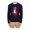 Ralph lauren 拉夫劳伦 男士卫衣 长袖RL字母绣花 罗纹下摆袖口 棉羊绒混纺圆领毛衣