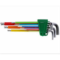 世达 SATA 80106CH 世达 彩虹系列特长球头内六角扳手2.5MM 80106CH 1个