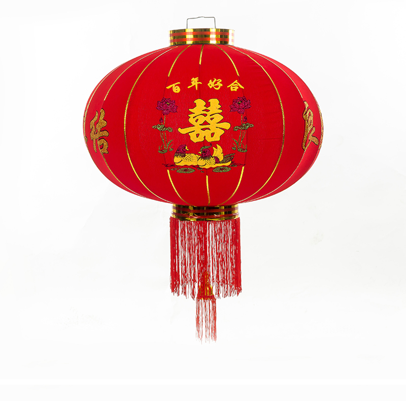新年大红结婚庆灯笼喜字挂装饰阳台乔迁定做户外开业元旦印字灯笼feng