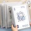 活页本b5笔记本可拆卸本子手账网格本错题本简约厚初中草稿本