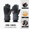 匹牧 HX218-灰黑色-男款 保暖手套 防水三层保温棉可触屏抗风 2双 单位:双