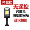 太阳能庭院灯人体感应户外院子灯家用防真监控摄像头充电照明路灯 全年0电费+仿真监控[防盗贼必备] 60W[无遥控]+18
