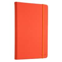 齐心 C5902 皮面笔记本 A5 122张 单位:本 橙 橙色