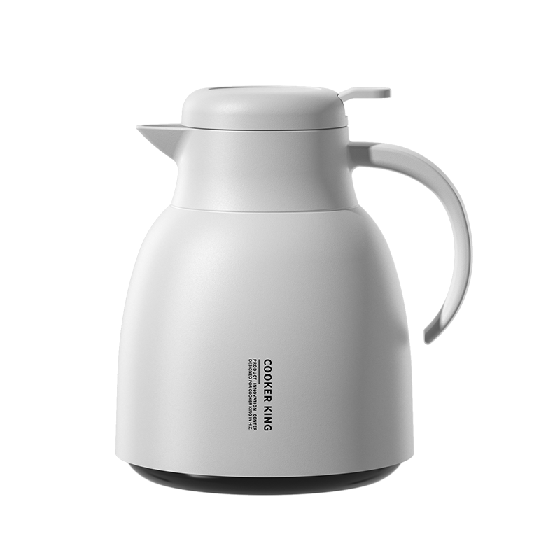 炊大皇暖意系列红胆玻璃保温壶1.5L(象牙白)