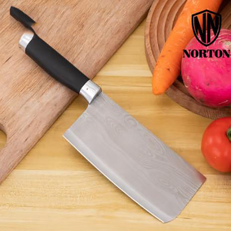 诺顿(NORTON) 铭匠套刀七件套 (砍骨刀、切菜刀、水果刀、多用剪、磨刀棒 、刀座)高清大图