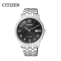 西铁城(CITIZEN)手表 光动能商务休闲时尚日历防水男表 BM6970-52E