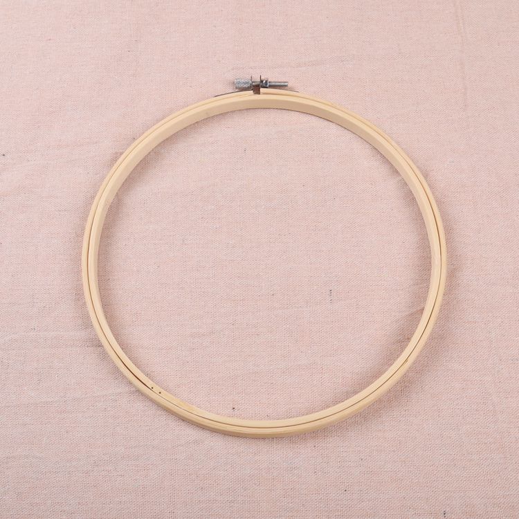 绣花绷手工diy竹绷子 竹制复古绣绷绣框布艺刺绣绷子刺绣绣圈|20cm1个