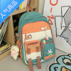 封后书包女生小学生三到六年级少女孩高中学生初中生撞色新款双肩包包学生书包