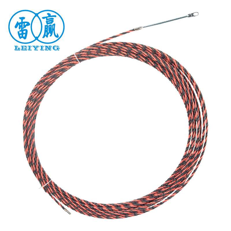 泰尼珂 加粗红黑色电工电线穿线器 30米TNK-2510