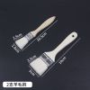 不锈钢木柄烧烤签子羊肉串烤肉工具烤串用品铁签子扁签配件烧烤针
