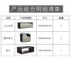 新中式实木布艺沙发组合后现代简约客厅样板房中国风酒店轻奢家具