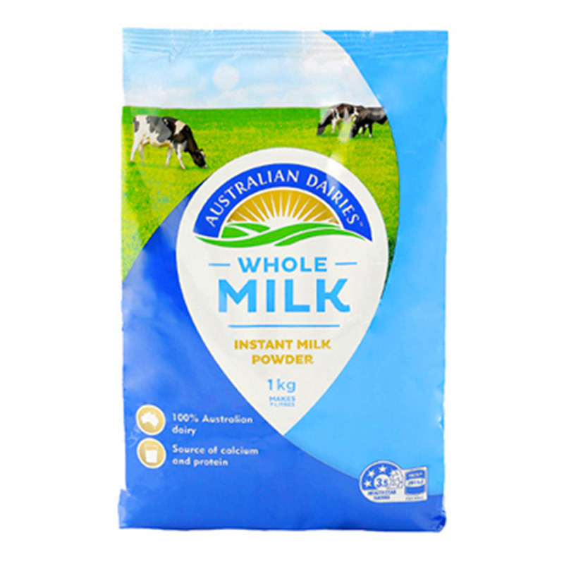 [天然无添加]恒天然(Australian Dairies)成人全脂奶粉1kg 学生奶粉 成人奶粉 澳大利亚进口