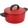 炊大皇(COOKER KING)年轮汤锅(红色)24CM 一锅多用汤锅煮锅蒸锅炖锅焖锅电磁炉通用TG24NLH
