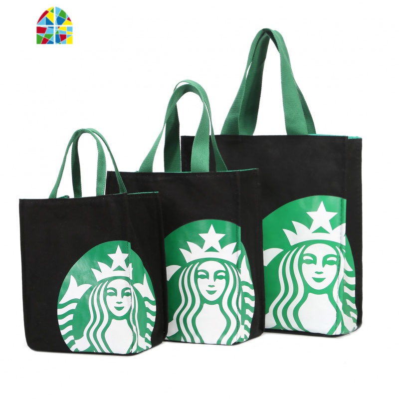 ins日式饭盒袋便当包手拎圆形手提包保温带饭包袋子大号帆布可爱 FENGHOU 卡其色保温便当包高清大图