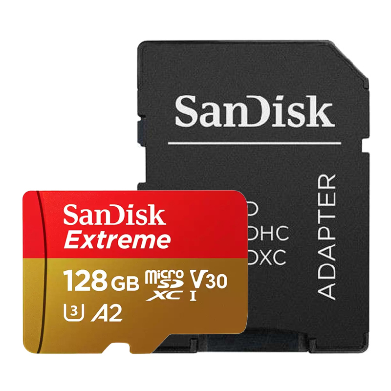 闪迪(Sandisk)128GB TF卡手机内存卡 读190MB/s写90MB/s运动相机无人机存储卡Micro SD卡高清大图