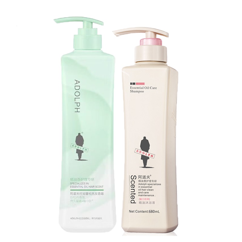 阿道夫 白牡丹香氛洗发水沐浴露套装白牡丹洗发水800ml+沐浴露680ml+赠2中样6小样(赠品香型随机发)(NM)