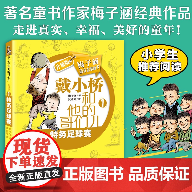 特务足球赛-戴小桥和他的哥们儿 (升级版) 戴小桥和他的哥们儿系列 再添新作 梅子涵 历时两年 全新 作品。