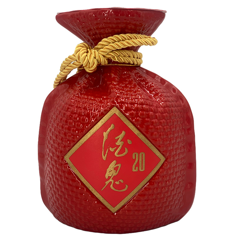 酒鬼52度酒鬼酒红坛20馥郁香型白酒500mlx1瓶