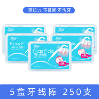 海氏海诺牙线牙科洁治器50支成人儿童家庭装剔牙清除牙齿表面牙垢 5盒[250支]
