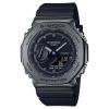 CASIO 卡西欧全黑金属外壳时尚男士腕表经典八角设计尽显个性魅力