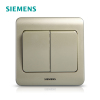 西门子(SIEMENS)开关插座 远景金棕系列二开双控5TA02161CC133