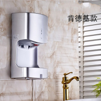 高速干手机 全自动感应干手器时光旧巷 烘手机 烘手器 带工作指示灯 机芯-肯德基同款银色