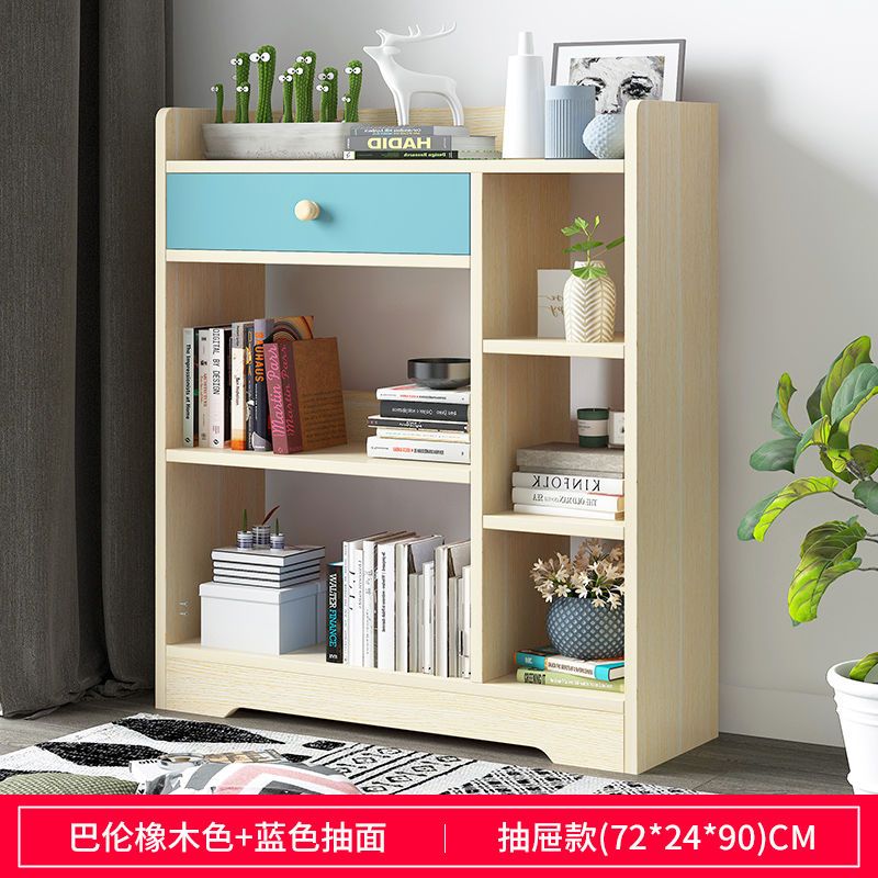 旗舰特卖落地书架置物架客厅多层收纳架多功能家用简易书柜小学初中生