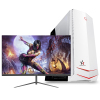 铭能 i9级12核E5-2673V3/RX550 4G独显/16G内存/512G固态 台式机 DIY组装机 台式电脑 商务家用办公组装电脑学生电脑台式娱乐游戏电脑主机+24英寸全套