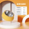 [圆碗中号]姜黄色 狗碗狗食盆防打翻大号不锈钢狗狗饭盆水粮碗猫碗猫食盆宠物碗用品