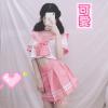 jk制服jk制服不良少女日系粉色软妹JK制服裙水手服日本短袖学生套装