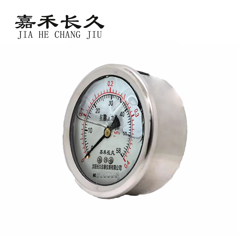嘉禾长久 耐震压力表轴向检测定制型 YTN60Z 块高清大图