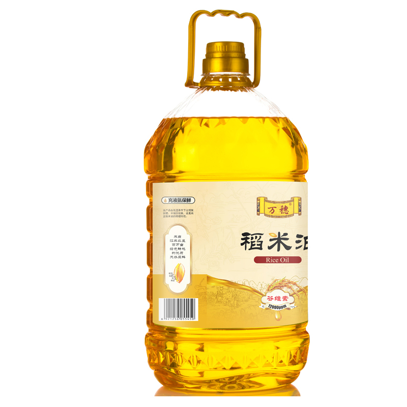 万穗稻米油 4L桶装食用油高清大图