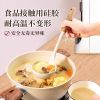 硅胶汤勺锅铲耐高温不粘锅专用长柄硅胶家用炒菜铲食品级厨具N8169