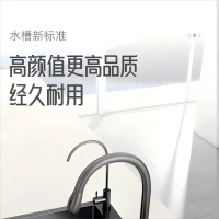 WUUSEN纳米加厚不锈钢水槽大单槽厨房洗菜盆60×45