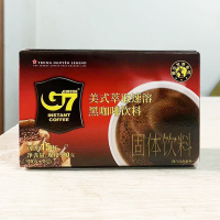 中原G7 纯速溶咖啡 30g(15包) 无伴侣 黑咖啡越南进口冲饮品办公室咖啡