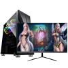 铭能 i9级2670V2/GTX1660Ti独显/16G内存/512G固态 台式电脑 DIY组装机 台式机电脑主机 组装电脑 家用办公商务学生直播网课游戏电脑台式+21.5英寸