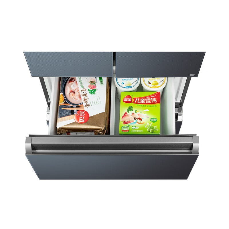 美的(Midea) 437升变频一级能效多门冰箱家用除菌无霜智能家电BCD-437WFGPZM(E)