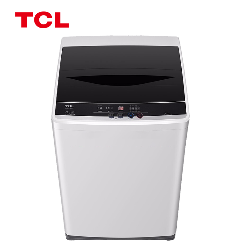 TCL 8公斤全自动洗衣机TB-V80亮灰色