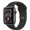 Apple/Watch Series4 智能手表GPS+蜂窝网络款 40毫米 深空灰色铝金属表壳搭配黑色运动型表带