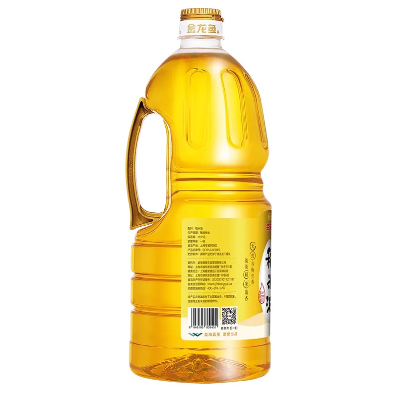 金龙鱼精萃稻米油1.8L 植物油食用油小瓶装高清大图