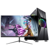 铭能 i9级十核E5-2670V2/GTX1060独显/16G内存/480G高速固态 台式电脑 台式机 电脑主机 组装电脑 家用办公商务娱乐炒股学生游戏电脑台式组装机+27英寸全套