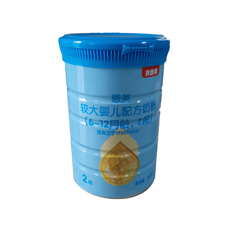[23年2月产]贝因美恩美较大婴儿配方奶粉二段6-12个月2段800g克*6罐高清大图