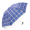 天堂 339S苏格兰风格格子三折晴雨伞男女商务伞57cm*7骨