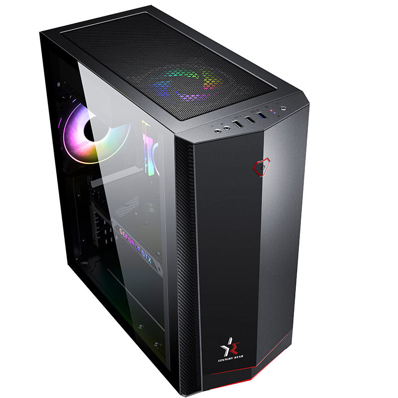铭能 酷睿i5四核/GTX1660Ti独显/16G内存/512G固态 台式机 台式电脑 组装机 组装电脑 电脑主机 家用办公电脑 商务娱乐炒股学生电脑 游戏电脑高清大图