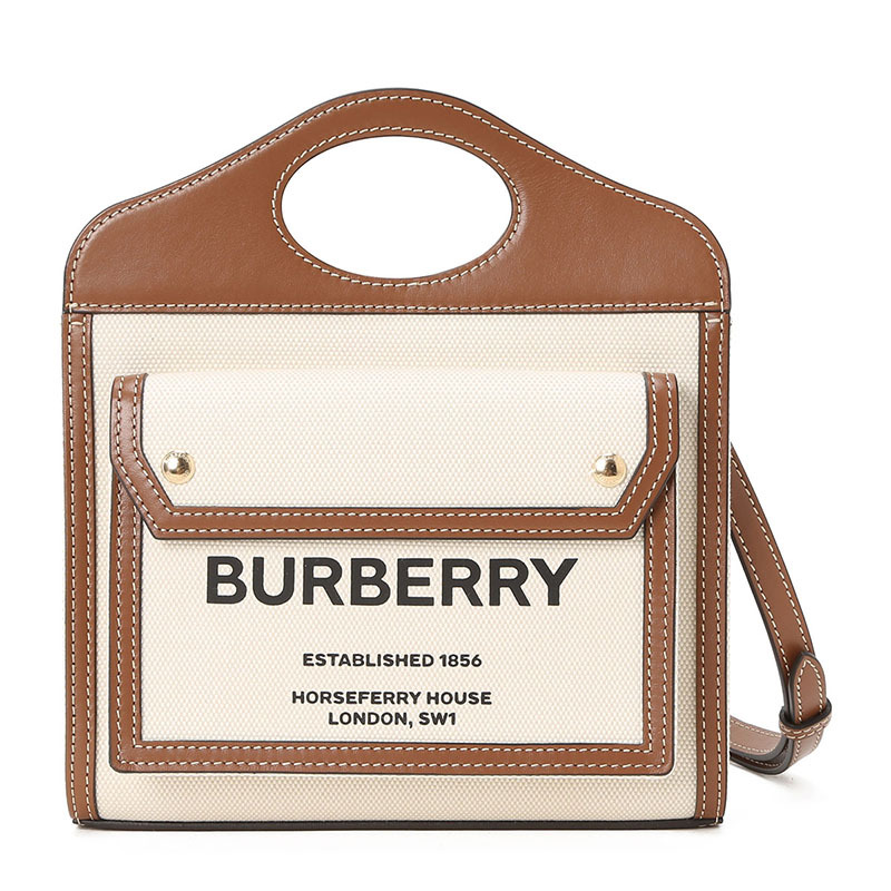 BURBERRY POCKET 口袋包 字母徽标 帆布织物 8031746