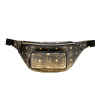 MCM 19新款男女中性黑金色人造革中号腰包单肩斜挎包MUZ9AFI36DG001