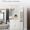 芊怡(QIANYI)入户进门屏风隔断柜置物架客厅简约现代木正对大门双面玄关柜墙